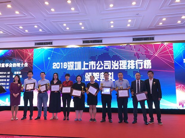  中裝建設榮膺“2018上市企業董事會治理十佳”